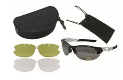 Glasögon Cavo Pro UV-400 svart/vit 